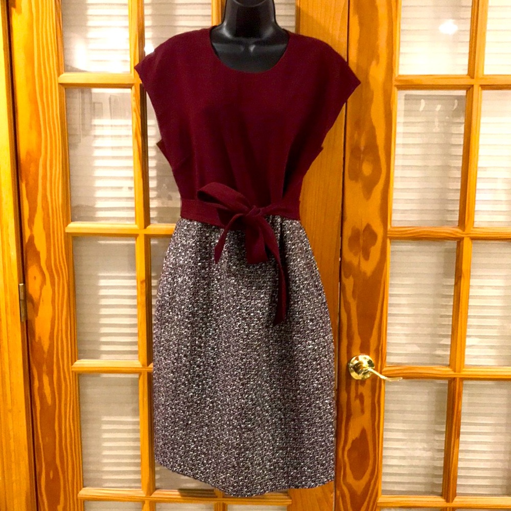 J.Crew Cranberry Dress Size 12